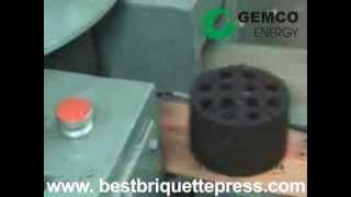 Honeycomb Ball Machine Making Different Shapes of Coal Briquettes [upl. by Argus]