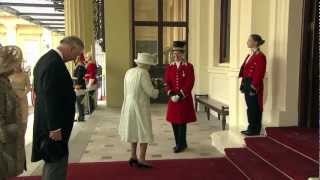 Royal Procession to Buckingham Palace  Diamond Jubilee [upl. by Magnum849]