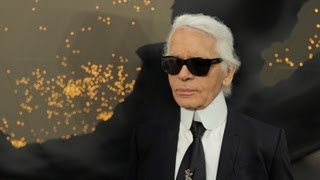 Karl Lagerfeld on the FallWinter 201314 ReadytoWear Collection – CHANEL Shows [upl. by Bobette]