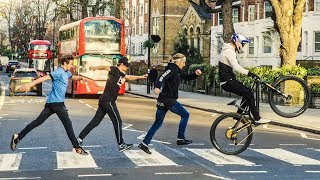 Bike Parkour Race through London and Paris [upl. by Getter]