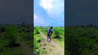 cycle stoppie stunt youtubeshorts [upl. by Anaeed]