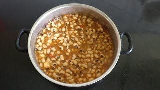 White cowpeas curry or alsande bea fanna upkari a new recipe [upl. by Cressi490]