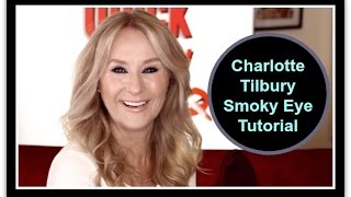 Charlotte Tilbury Quick N Easy Smoky Eye Tutorial  Nadine Baggott [upl. by Kotta499]