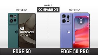 Moto Edge 50 vs Edge 50 Pro [upl. by Jarrad]