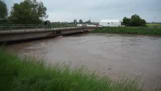 HOCHWASSER bei WALSCHLEBEN am 1 Juni 2013 um 1930 Uhr [upl. by Jr]