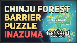 Chinju Forest Barrier Puzzle Genshin Impact [upl. by Levana606]