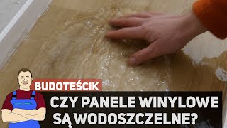 Czy panele winylowe są wodoSZCZELNE i nadają się do łazienki  test [upl. by Midas]