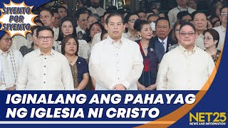 Kamara iginagalang ang statement of support ng Iglesia Ni Cristo [upl. by Say]