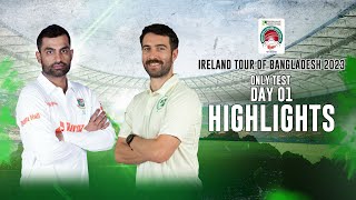 Bangladesh vs Ireland Highlights  Day 1  Only Test  Ireland tour of Bangladesh 2023 [upl. by Enwad]