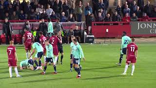 Cheltenham Town v Fleetwood Town highlights [upl. by Aidnis333]