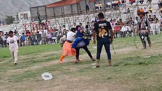 Takanakuy 2023 Ana palomino vs Mary mendoza Perú vs Bolivia [upl. by Karr]