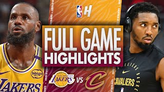 Los Angeles Lakers vs Cleveland Cavaliers  Full Game Highlights  October 30 202425 NBA Season [upl. by Llehcim736]