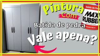 Como pintar móveis com batida de pedra sem lixar  principais dúvidas [upl. by Derayne766]