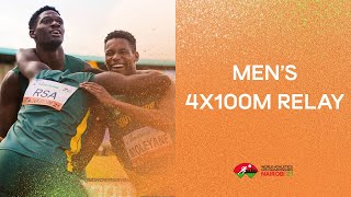 World U20 Record Mens 4x100m Relay Final  World Athletics U20 Championships [upl. by Llatsyrc]