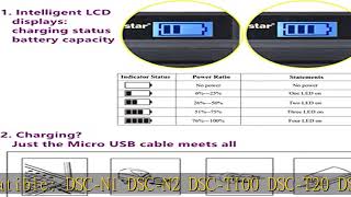 Kastar Battery X2 amp LCD Slim USB Charger for Sony NPBG1 NPBG1 NPFG1 NPFG1 and CyberShot DSCW1 [upl. by Seuqramed283]