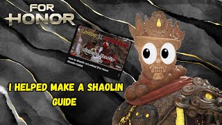 I helped make a shaolin guide For Honor [upl. by Nellie]