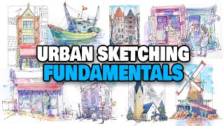 How To Start URBAN SKETCHING For Beginners  FUNDAMENTALS GUIDE [upl. by Annavahs]