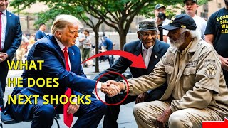 Trumps Unexpected Act of Kindness for a Homeless Veteran Will Leave You Speechless [upl. by Atiuqaj]