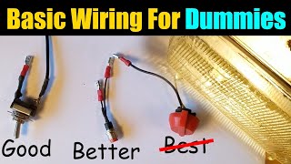 Easiest How To Wire A Switch On Youtube  Classic Car Wiring Basics Part 2 [upl. by Bordiuk250]