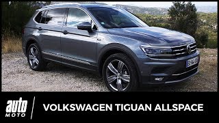 2018 Volkswagen Tiguan Allspace ESSAI  un SUV aux prestations de monospace [upl. by Enela665]