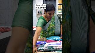 కొత్త స్టాక్ వచ్చిందిpattu sareefoil print sareesdaily wear sareestoday live at 830 pm [upl. by Recneps660]