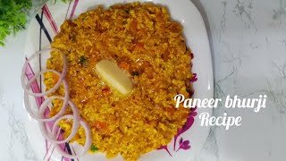 Paneer bhurji recipe easy paneer bhurji recipe oggy kitchen [upl. by Aihtenak]