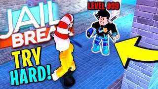 TRYHARD JAILBREAK COP Roblox Jailbreak [upl. by Folberth668]