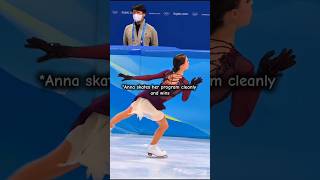 Who should have won olympics figureskating iceskating olympicgames annashcherbakova [upl. by Sivert]