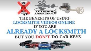 Best Tool For Locksmith That Do Not Do Car Keys Jobs  Locksmith Videos Online Benefits [upl. by Annodam415]