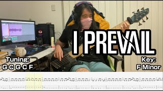 I Prevail  Judgement Day  Bass Cover TABsheet music included [upl. by Ardra]