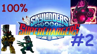 Skylanders Superchargers Walkthrough 100  NIGHTMARE MODE  Astroblast  Blackout 2 Player 2 [upl. by Sigismondo]