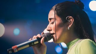 Jonita Gandhi surprise with quotNadaaniyanquot ft Akshath in YouTube Fanfest 2024 💫 [upl. by Lally499]