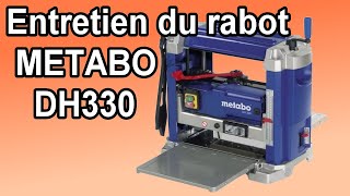 Entretien du rabot METABO DH330 [upl. by Llib319]