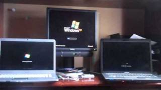 windows 7 vs windows vista vs windows xp boot up test [upl. by Adnauqaj]