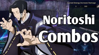 Noritoshi Kamo Combos  Jujutsu Kaisen Cursed Clash NEW DLC [upl. by Rossie]