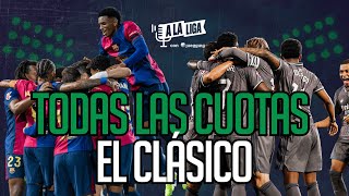 ⚡ CUOTAS REAL MADRID  BARÇA 🔥 ¡Pronósticos Exclusivos de El Clásico con Juegging ⚽ [upl. by Nonek]