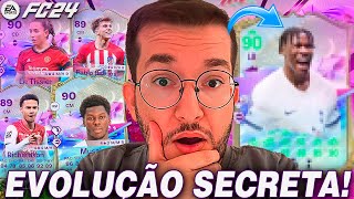 FC 24  ðŸ”¥SIMPLESMENTE O MELHOR EVOLUÃ‡ÃƒO SECRETA NO GLOW UP DE CRAQUES DO FUTURO  LINKER [upl. by Llessur]