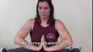 Reverse Phalens Test [upl. by Anikas]