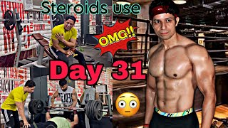 Day 31 steroids transformation to complete birthday fitness challenge  chest day [upl. by Ednalrym]