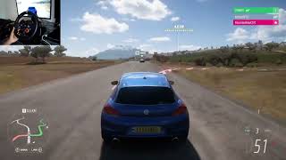 Volkswagen Scirocco R amp Volkswagen Golf R32  Forza Horizon 5  Logitech g29 gameplay [upl. by Ilowell]