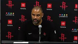 Rockets Postgame Ime Udoka Talks Rockets Blowout Win [upl. by Saval960]