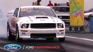 Ford Cobra Jet Mustang Wins Summernationals Factory Showdown  Drag Racing  Ford Performance [upl. by Enehpets]