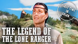 The Legend of the Lone Ranger  COLORIZED  Clayton Moore  Wild West Film [upl. by Ecirp]