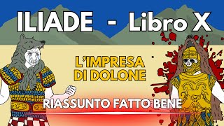 ILIADE Libro X L’impresa di Dolone – RIASSUNTO FATTO BENE [upl. by Eloisa]