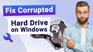 How to Fix Corrupted Hard Drive 2024  4 Official Methods [upl. by Jordanson]