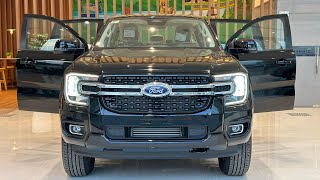 2024 Ford Ranger XLT 20L Bi Turbo  Perfect Pickup 4x4 Black  Exterior and Interior [upl. by Alecram841]