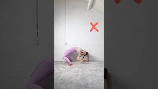 Easy Backbend Tutorial🔥🤯 gymnast howto backbend bend easytutorial [upl. by Neelrak]