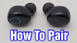 Kurdene S8 Wireless Earbuds – How To Pair [upl. by Batruk444]