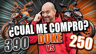 ❌¿CUÁL ME COMPRO❌KTM DUKE 250 🆚 KTM DUKE 390 FULLGASS fullgass [upl. by Yrevi]