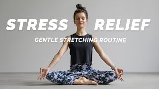 15 Min Yoga Stretch for Stress amp Anxiety Relief  feel calm and relaxed right away [upl. by Dulcia]